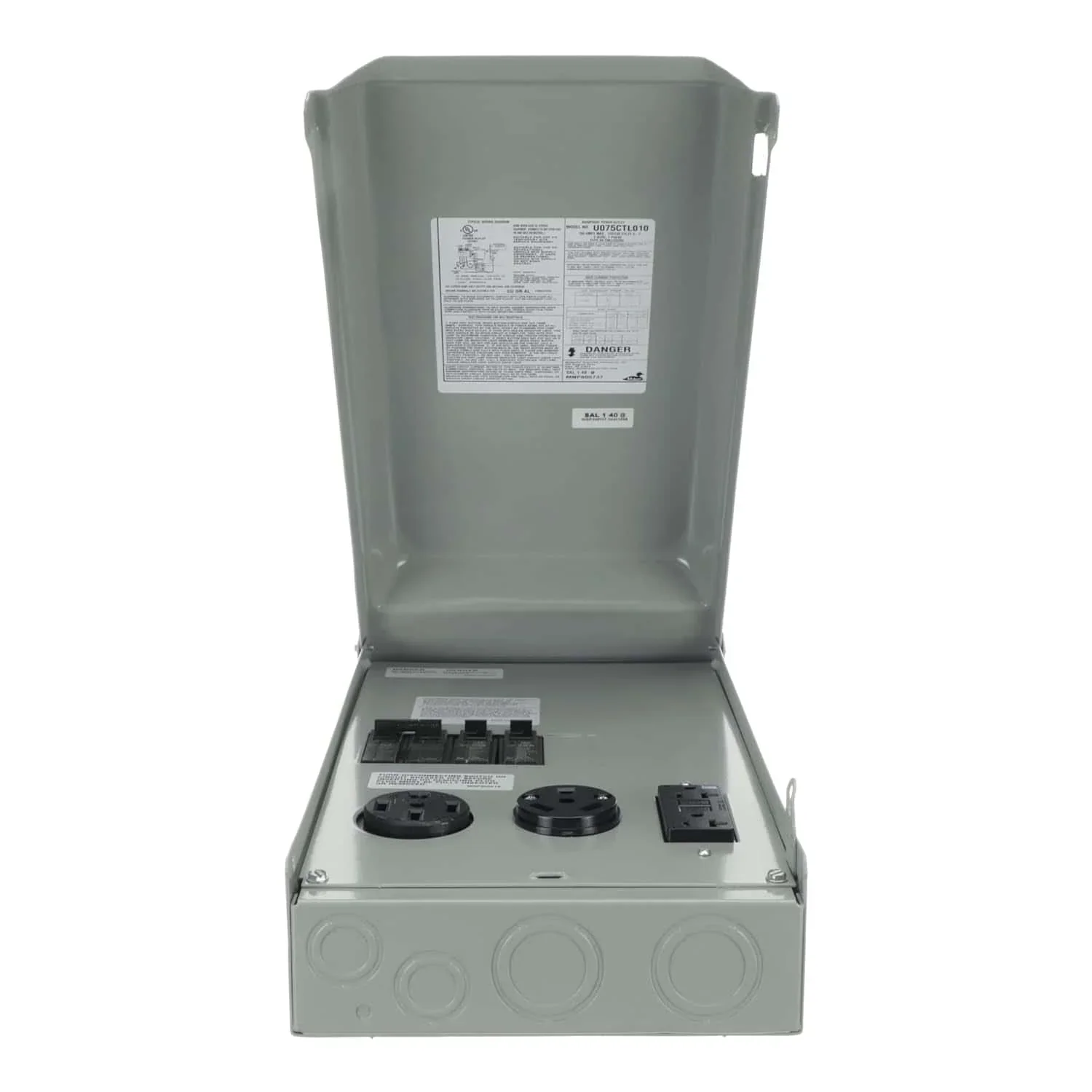 Midwest 50/30/20 amp Unmetered surface box U075CTL010 - Loop Lug - Image 3