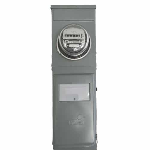 Lighted 50-30-20 Metered GCFI RV Pedestal M075CP6L10 - Direct Bury - Image 3