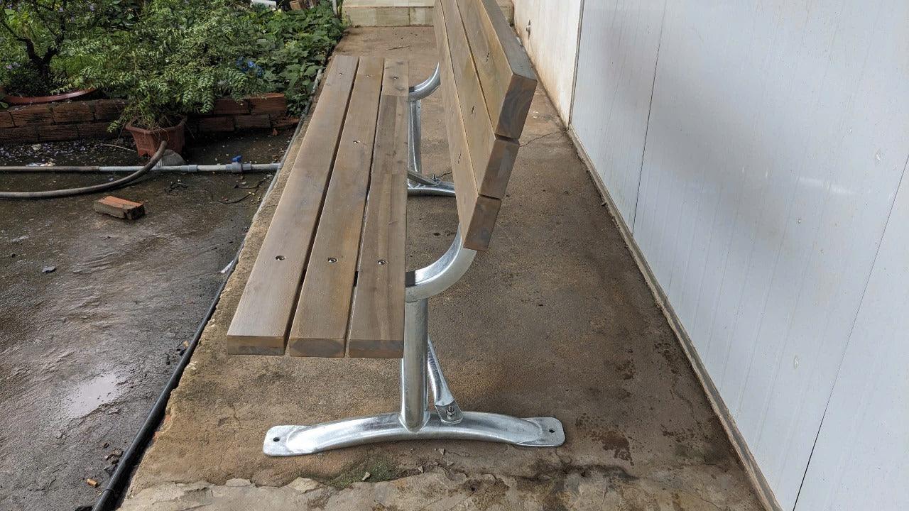 Classic Wooden Park Bench - 6ft Bench Frame Kit - QUICK SHIP - frame only - Image 5
