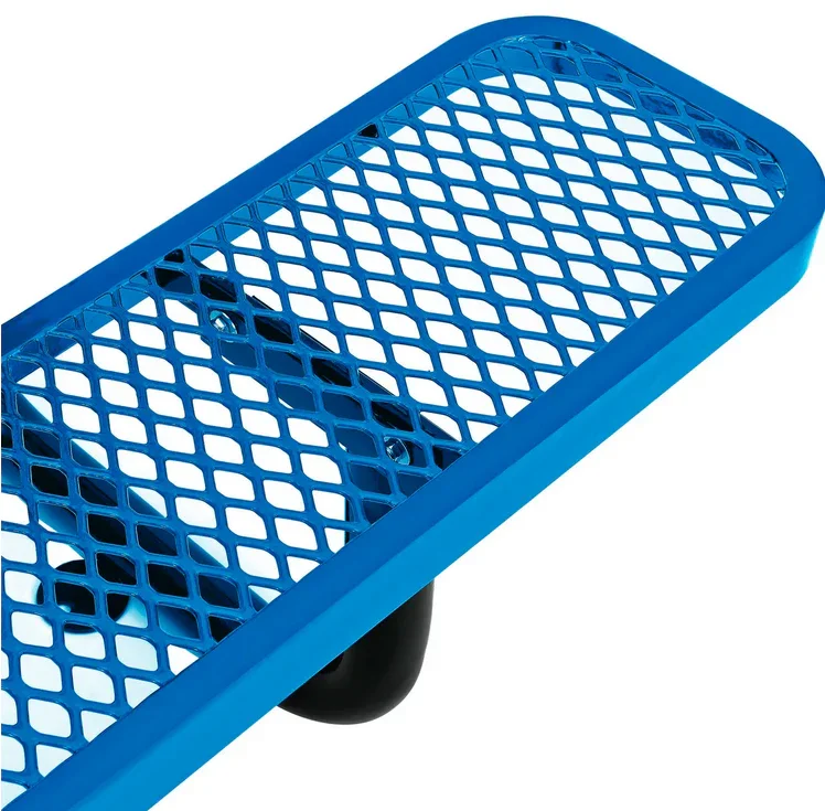 Commercial 10 ft Portable Rectangular Picnic Table -120 in - Image 10