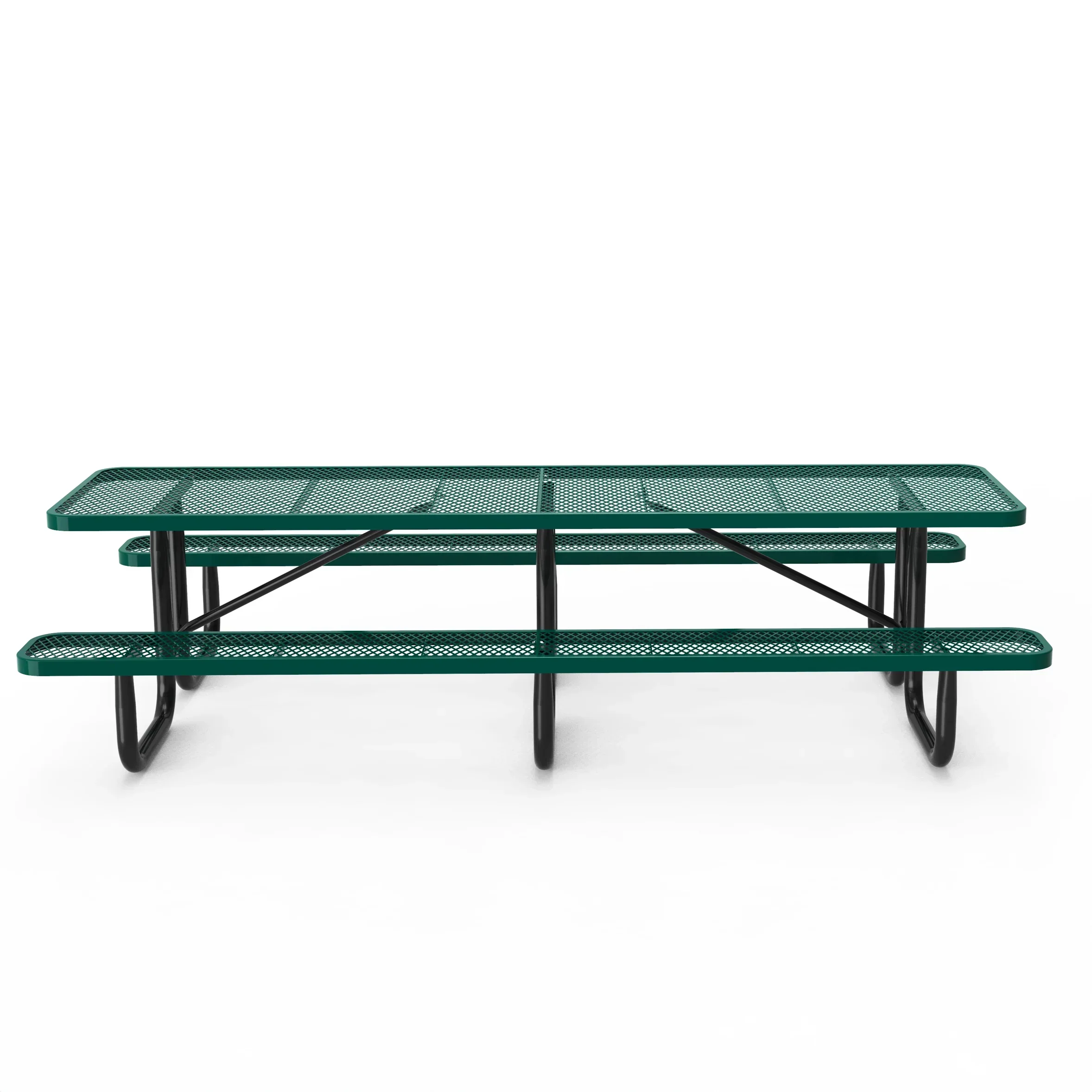 Commercial 10 ft Portable Rectangular Picnic Table -120 in - Image 5