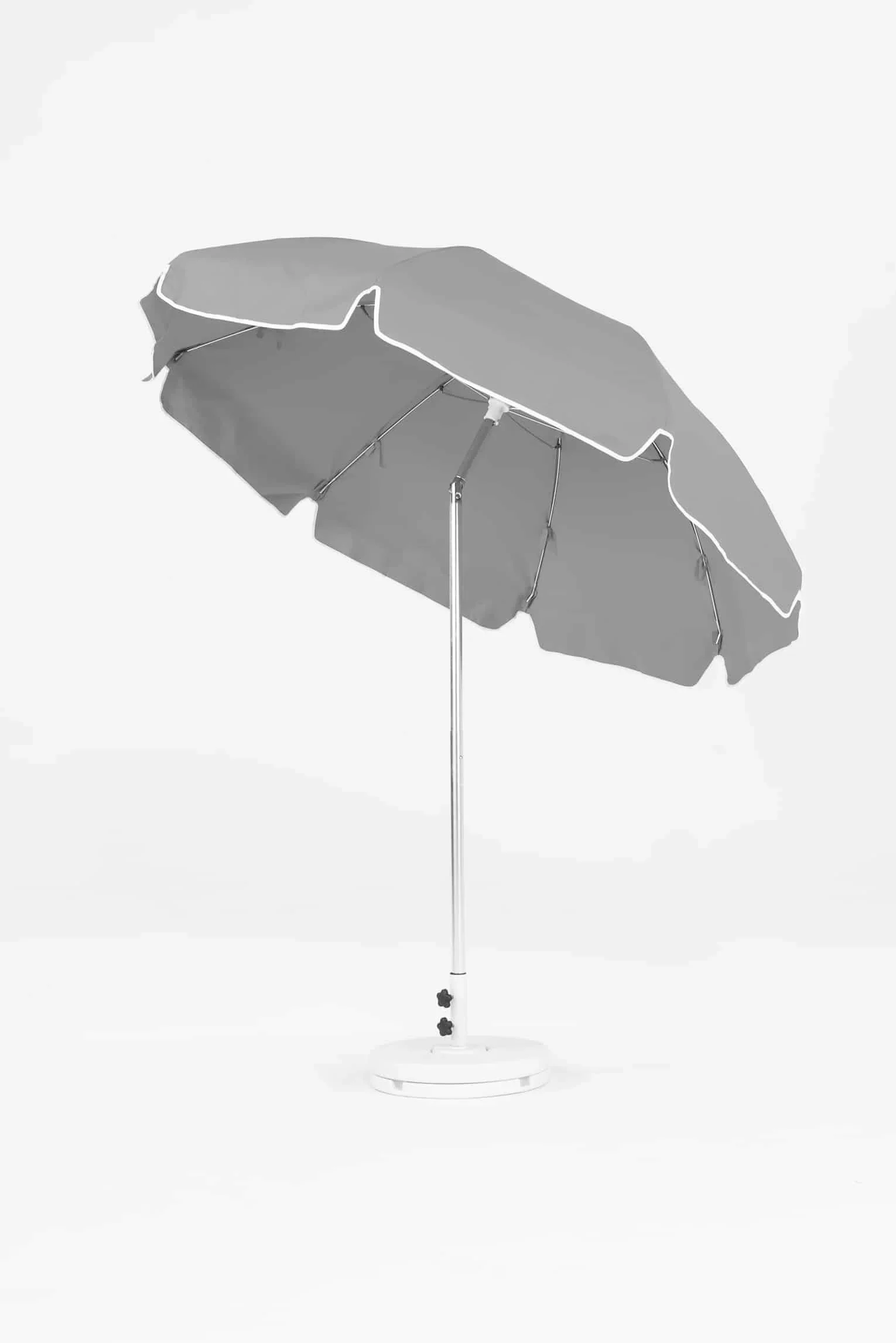 Frankford Laurel Steel Silver Anodized 7.5 Foot Wide Octagon Auto Tilt Umbrella - Image 3