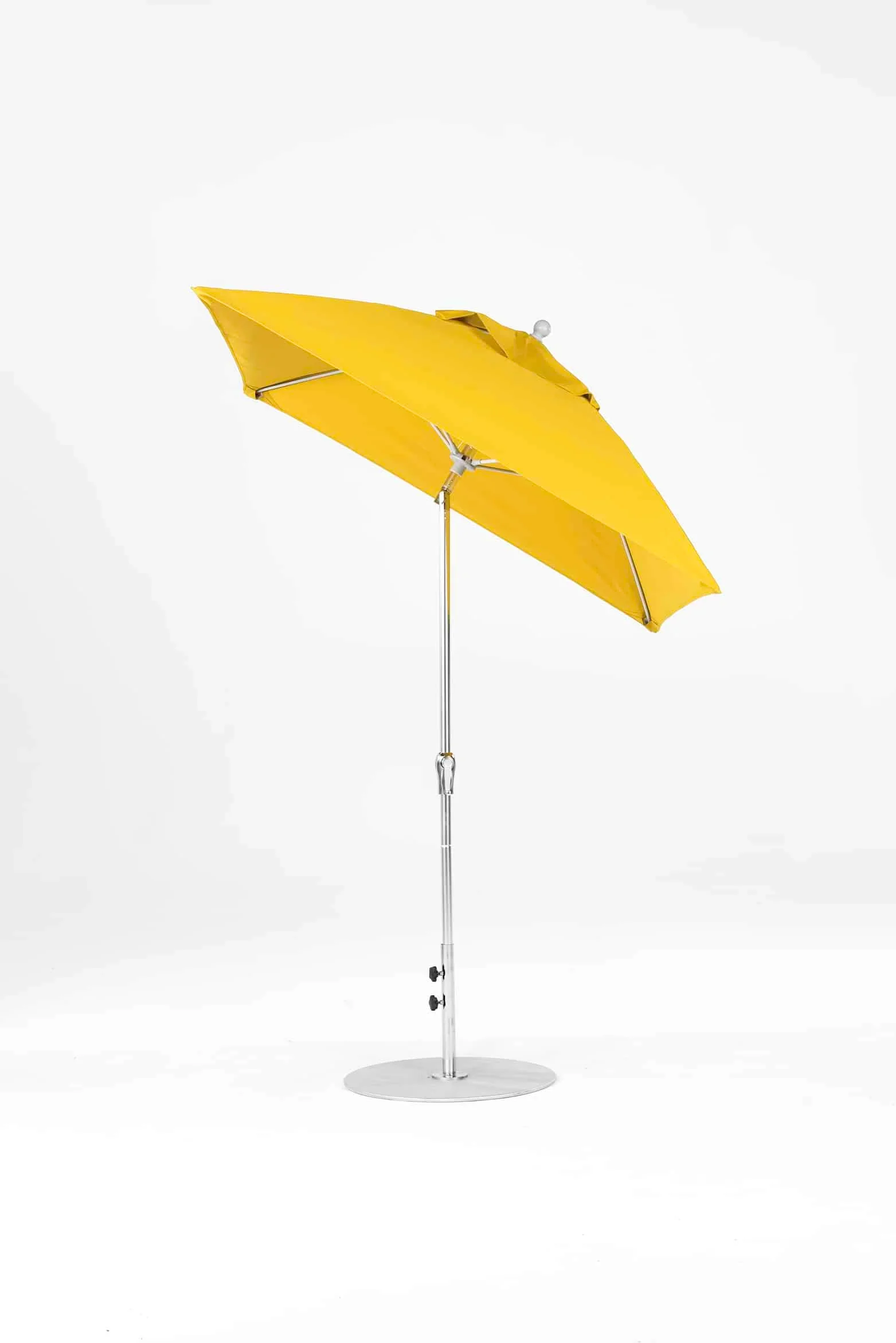 Frankford Monterey 6.5 ft Market Patio Umbrella Fiberglass - Crank Auto Tilt - Square - Image 3