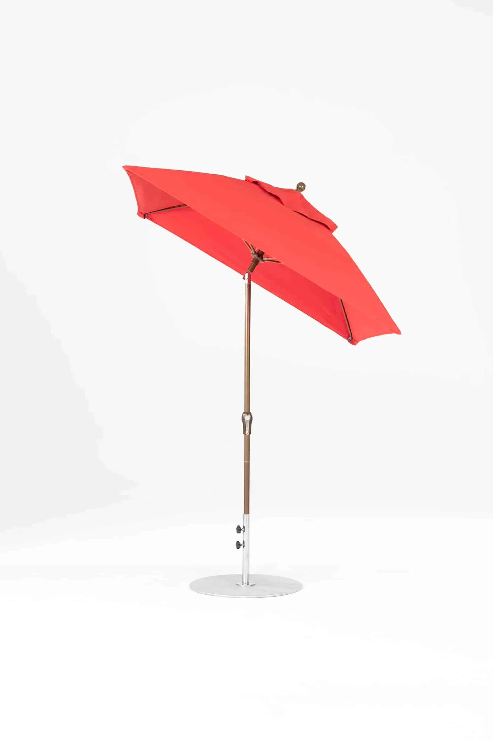 Frankford Monterey 7.5 ft Market Umbrella Fiberglass - Crank Auto Tilt - Square - Image 3
