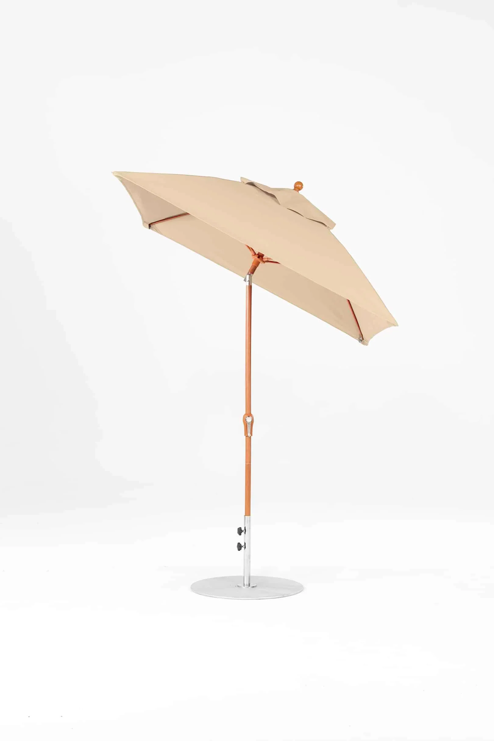 Frankford Monterey 7.5 ft Market Umbrella Fiberglass - Crank Auto Tilt - Square - Image 6
