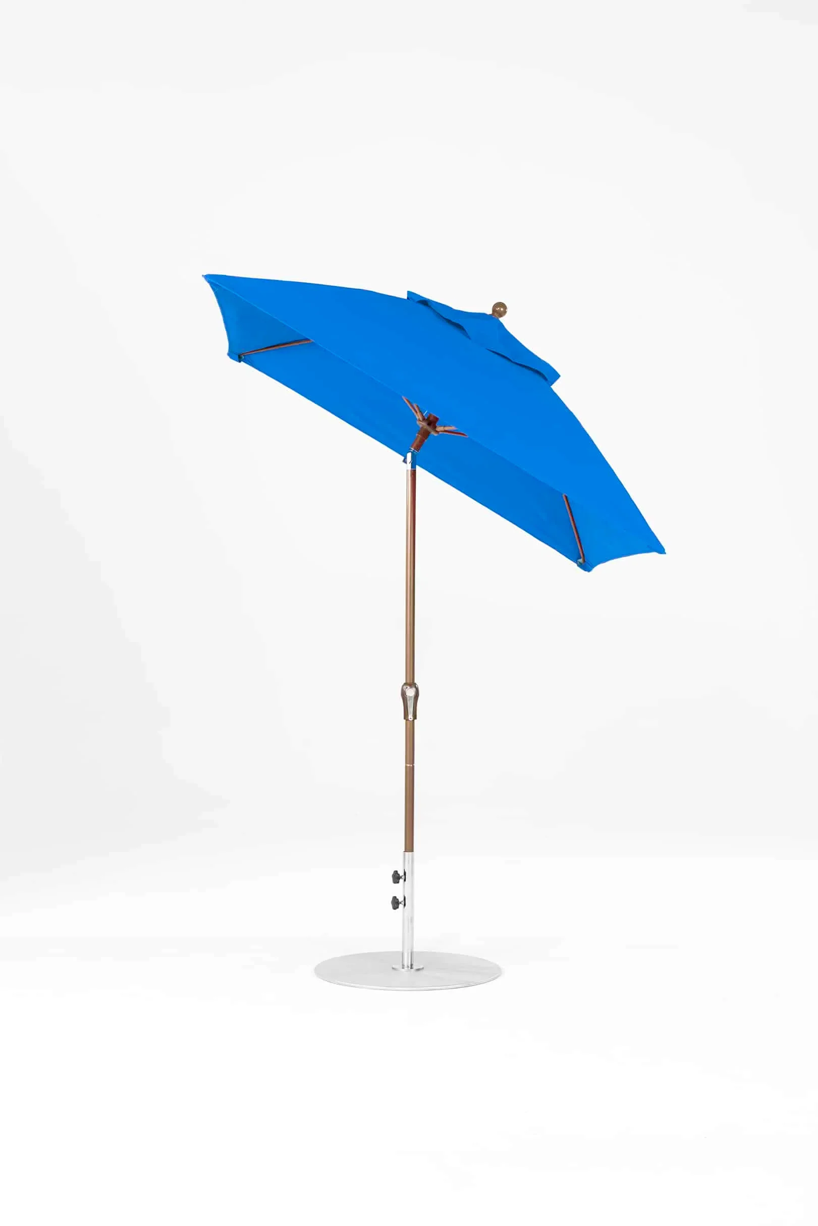 Frankford Monterey 7.5 ft Market Umbrella Fiberglass - Crank Auto Tilt - Square - Image 7