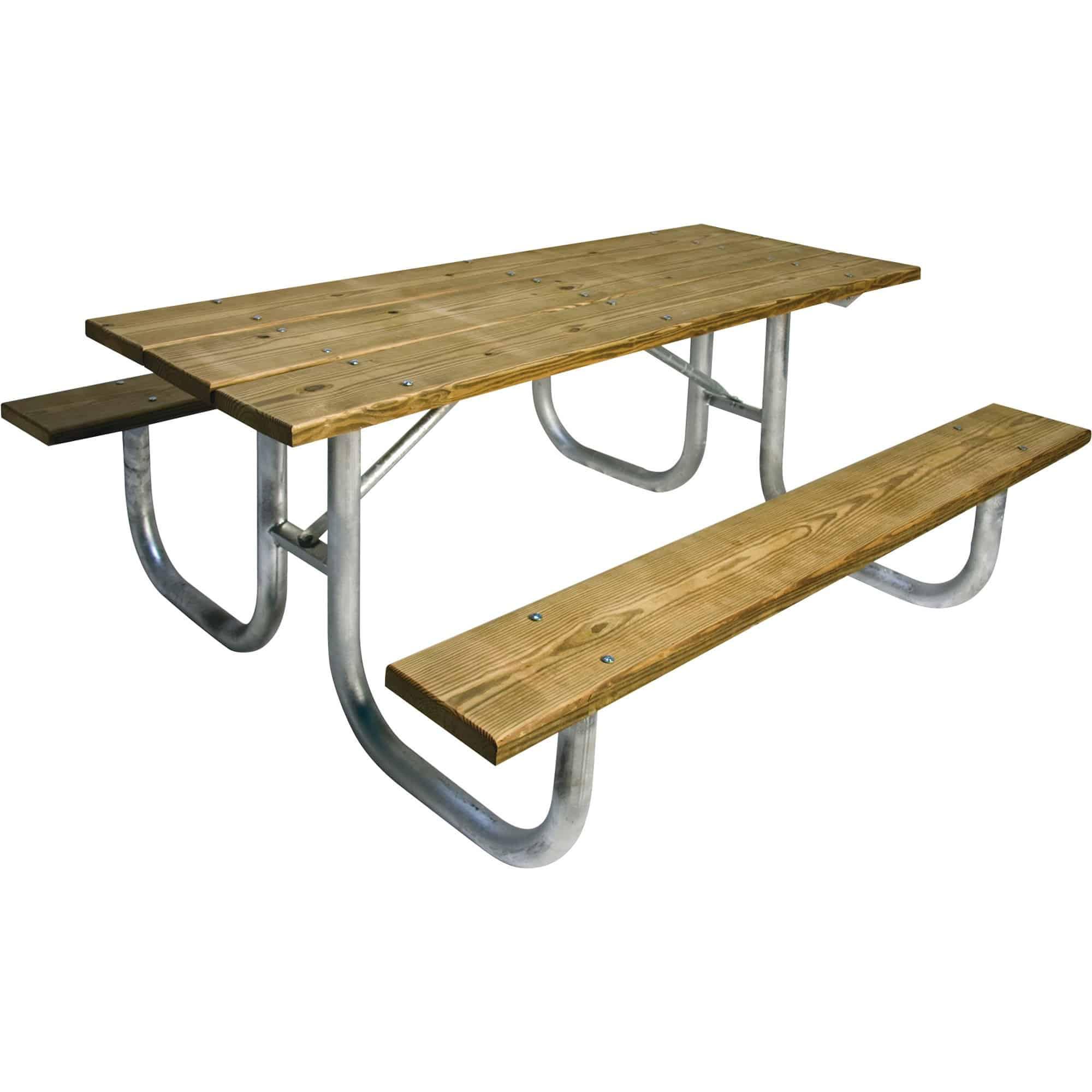 Heavy Duty Galvanized Picnic Table Frame Kit - Frame Only - Welded 6ft or 8ft - Image 4