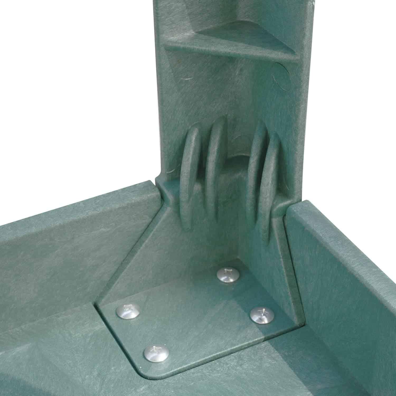 Heavy Duty Utility Cart, 500 lb Load Cap - 34"L x 17-1/2"W x 33"H - Image 3