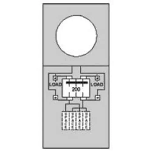 Lever Bypass R281C1P6H034 Midwest 200 Amp Manufactured Home Pedestal - Ringless style - Image 4