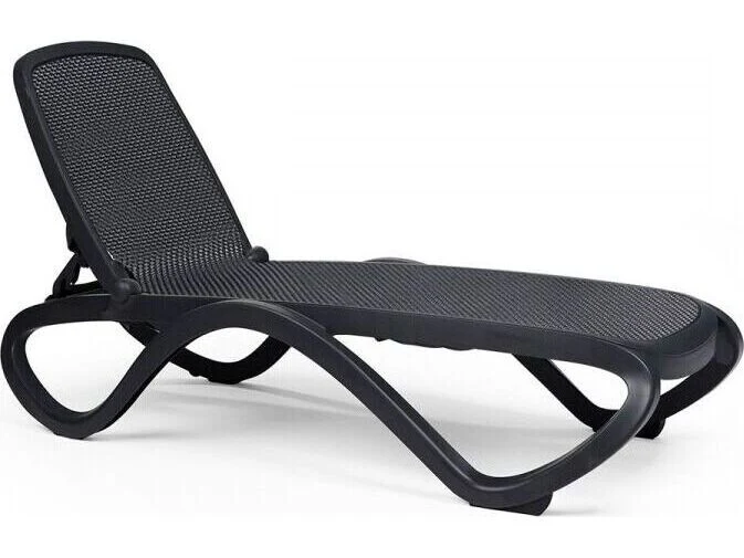 Nardi Omega Adjustable Commercial Sling Pool Chaise Lounge - Image 5