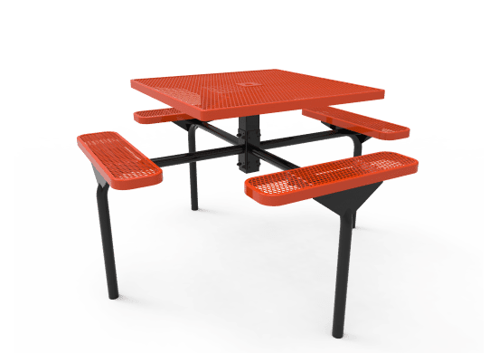 Nexus Square Picnic Table - Thermoplastic Coating - Image 2