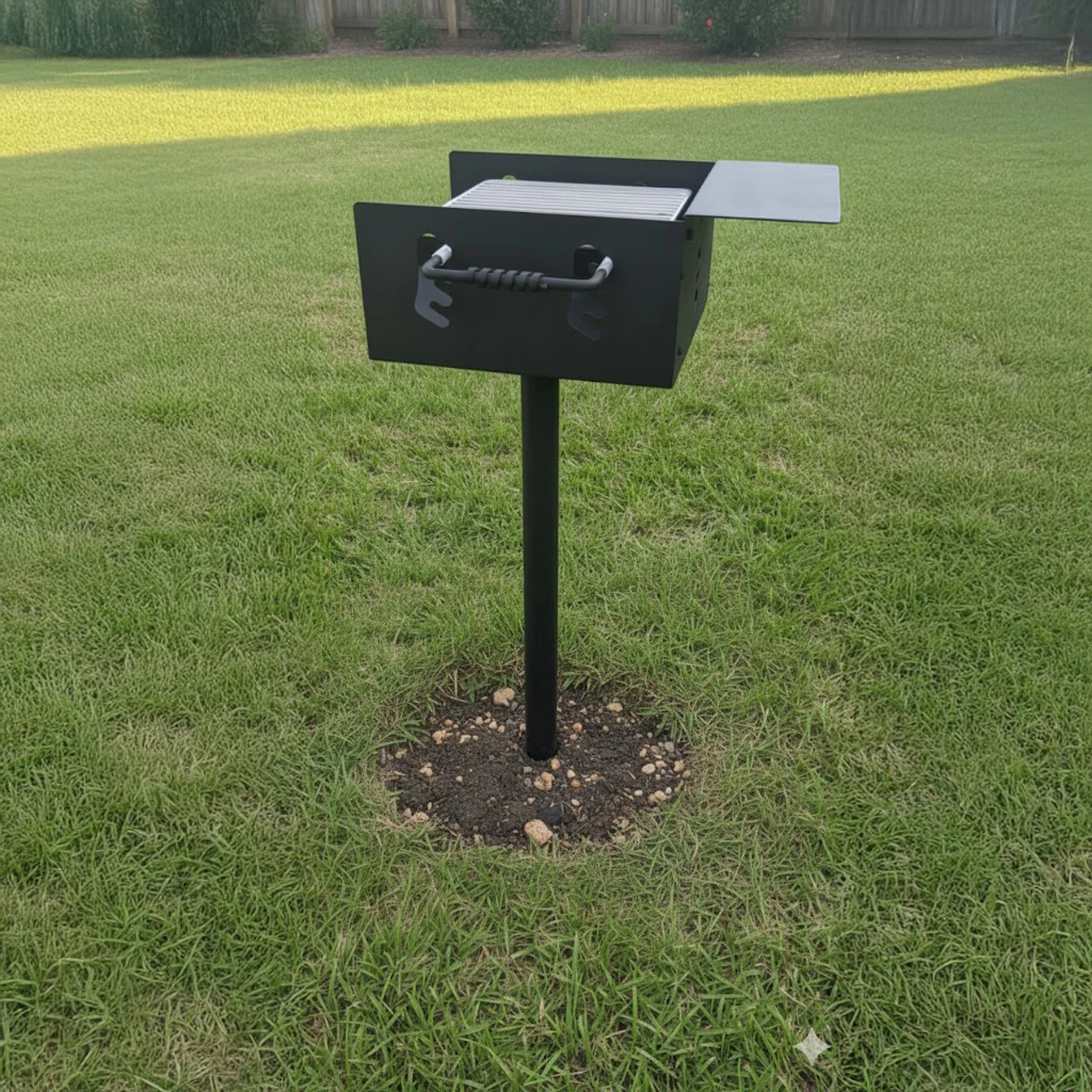 Outdoor Commercial Charcoal Park Grill - 360 SQ IN - Image 3