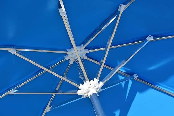 Quick Ship Outdoor Market Umbrella with Crank and Tilt, 8.5ft , Blue - Image 3