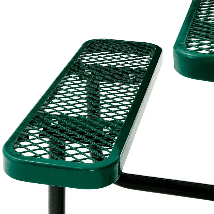 Quick Ship Square Picnic Table - 46" Square Portable Commercial Picnic Table - Image 4