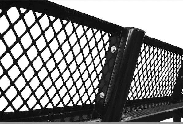 6′ Portable Outdoor Commercial Bench - Thermoplastic Coated - Image 4