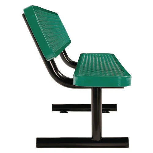 6′ Portable Outdoor Commercial Bench - Thermoplastic Coated - Image 5