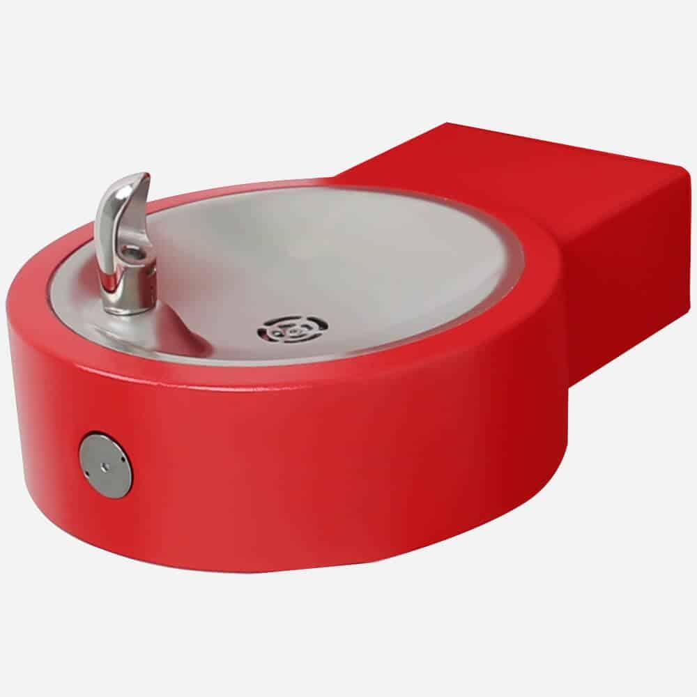 Round Stainless Steel Wall Mounted Drinking Fountain - Image 3