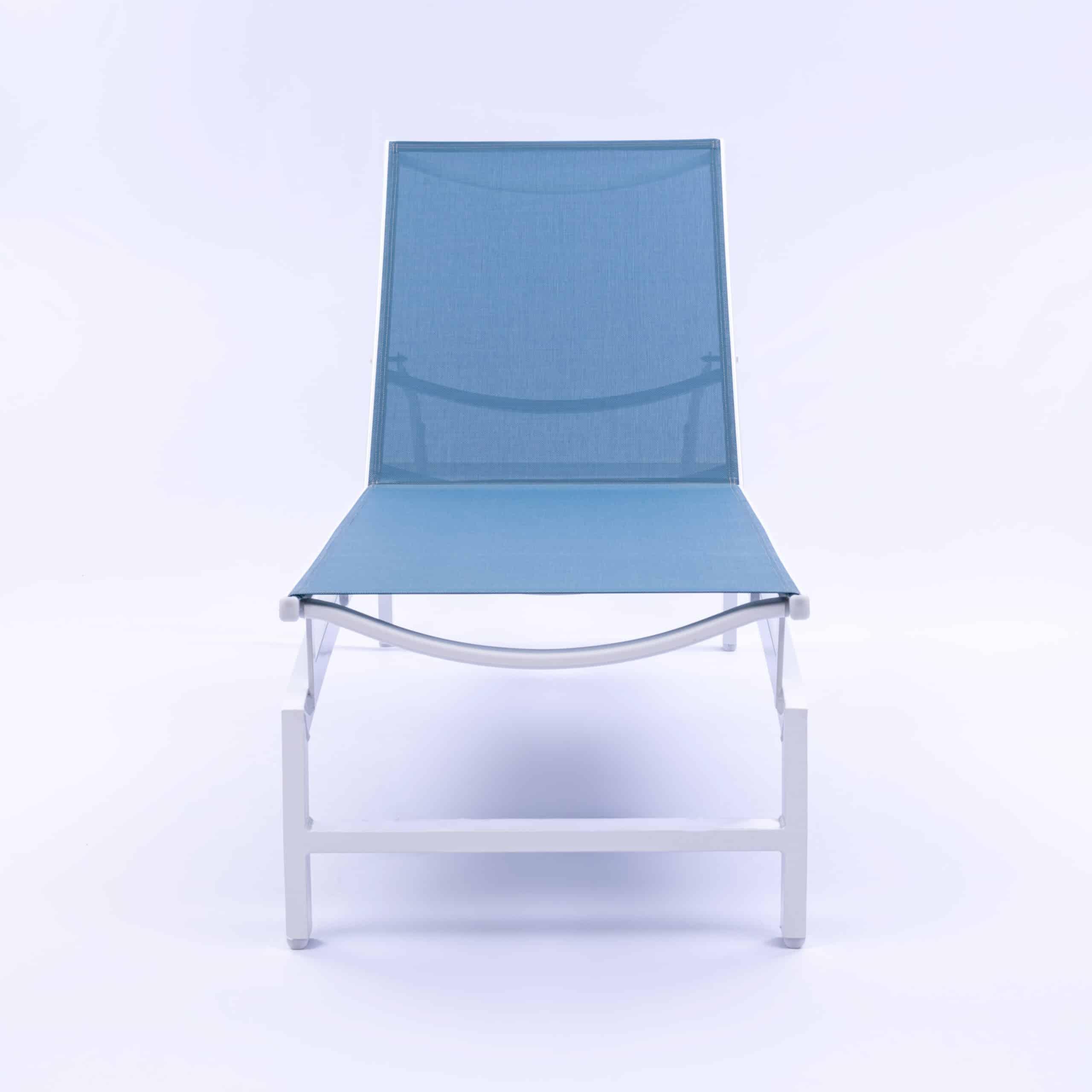 Skyline Luxury Commercial 16in Sling Pool Chaise Lounge with Aluminum Frame - Image 3