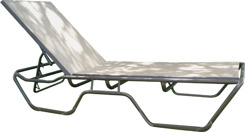 Sling Commercial Pool Chaise Lounge - 12 in Height - Image 3