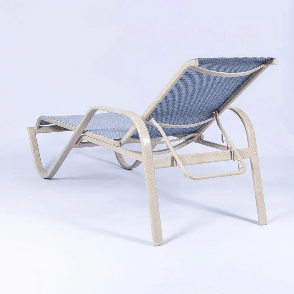 Sling Commercial Pool Chaise Lounge - 16 In Comfort Series - Image 3
