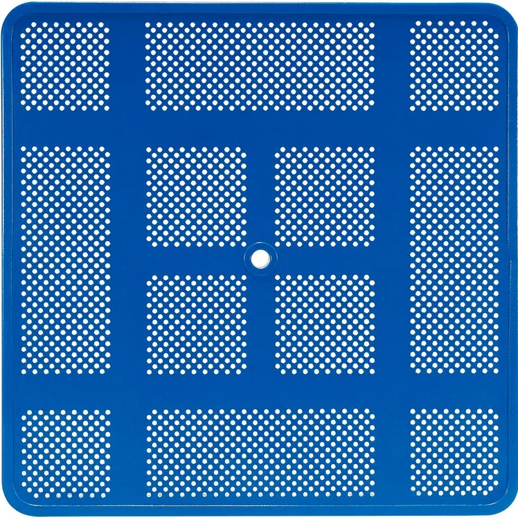 Square Portable Outdoor Picnic Table - 46" - Punched Steel - Image 4