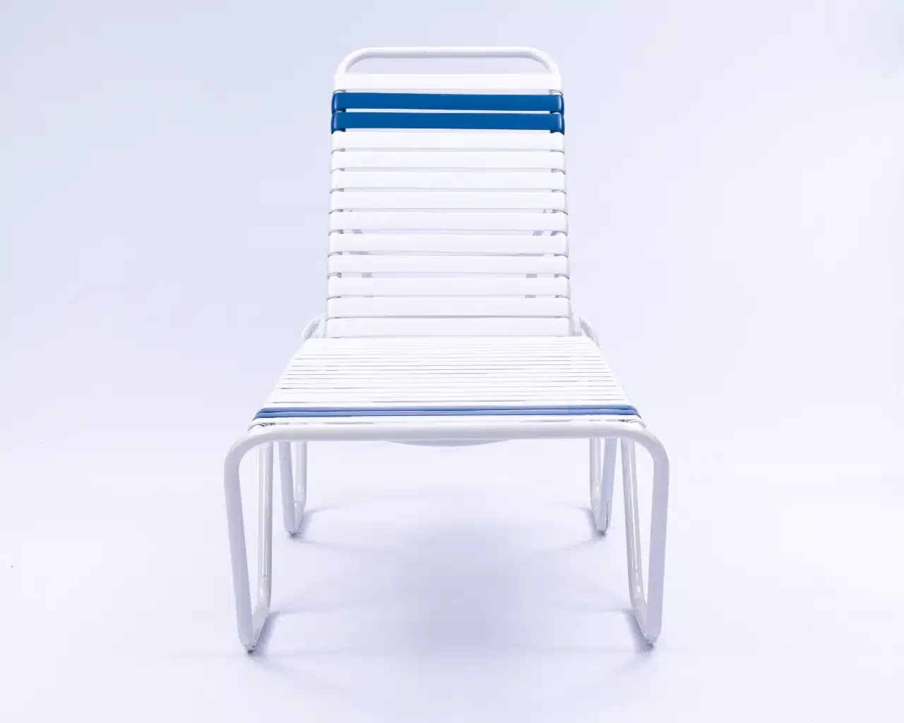 Vinyl Strap Commercial Pool Chaise Lounge - 16 in Height - Image 3